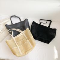 Gauze Tote Bag Shoulder Bag large capacity & soft surface PU Leather Solid PC