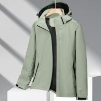 Polyester windproof & Plus Size Men Outdoor Jacket & unisex patchwork Solid PC