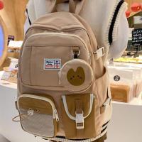 Nylon Backpack large capacity & hardwearing & waterproof Solid PC