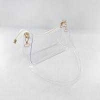 Unlined & PVC Jelly Bag Shoulder Bag & transparent Solid transparent PC