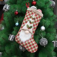 Chiffon Chaussettes de décoration de Noël pièce