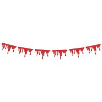 Paper Hanging Flag Halloween Design & Wall Hanging Others red Strand