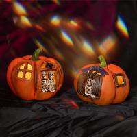 Resin Halloween Ornaments with LED lights & two piece Others yellow Set