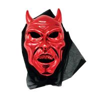 Tuch & Kunststoff Halloween-Maske, Andere, zwei verschiedene farbige, 3Pcs/Viel,  Viel