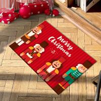 Polyester Christmas apple bag Floor Mat christmas design Others PC