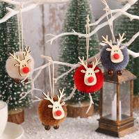 Hout & Caddice Caddice Kerstboom hangende Decoratie Deerlet meer kleuren naar keuze stuk
