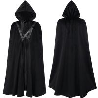 Polyester Cloak Halloween Design black : PC