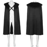 Plush & Polyester Cloak Halloween Design & loose black : PC