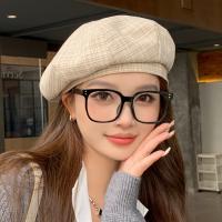Polyester Easy Matching Berets thermal printed plaid PC