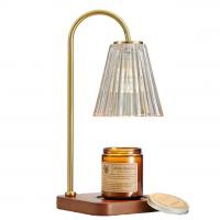 Glass & Solid Wood & Iron Fragrance Lamps adjustable brightness PC