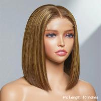 Human Hair can be permed and dyed Wig PC