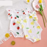 Coton Costume de bébé rampant Imprimé motif de fruits plus de couleurs pour le choix pièce