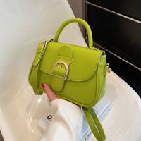 PU Leather Saddle Handbag soft surface & attached with hanging strap PC