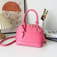 PU Leather Shell Shape Handbag soft surface & attached with hanging strap PC