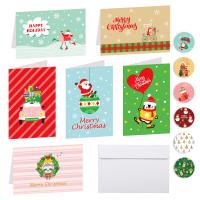 Cardboard Creative DIY Greeting Cards christmas design mixed pattern Set