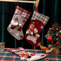 Cloth Christmas Stocking for home decoration & christmas design PC