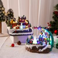 Resin With light Decoration for home decoration & christmas design PC