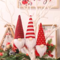 Paño & Algodón de los PP Árbol de Navidad colgando de la decoración, más colores para elegir,  Conjunto