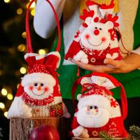Leinen & Flannelette Weihnachts-Apfel-Tasche, unterschiedliches Muster zur Auswahl, mehr Farben zur Auswahl,  Stück