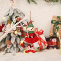Chiffon Décoration suspendue d’arbre de Noël modèle différent pour le choix plus de couleurs pour le choix pièce