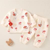 Katoen Baby kleding set Broek & Boven Lappendeken verschillende kleur en patroon naar keuze Instellen