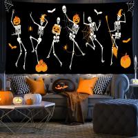 Polyester Tapestry Halloween Design & thickening printed PC