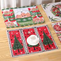 Cloth Table Mat for home decoration & durable & christmas design knitted PC