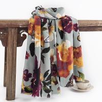 Polyester Multifunction Women Scarf thermal printed butterfly pattern PC