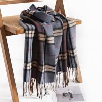 Polyester Multifunction Men Scarf thermal weave plaid PC