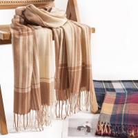 Polyester Multifunction Women Scarf thermal weave plaid PC