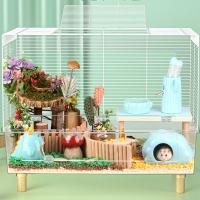 Acrylic & Iron Hamster Cage & breathable PC