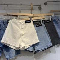 Cotton High Waist Shorts patchwork Others PC