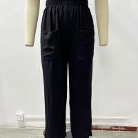 Polyester Plus Size Women Long Trousers & loose PC