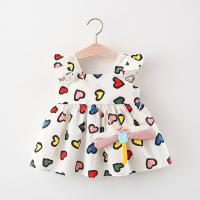 Cotton Princess Girl One-piece Dress Cute Bag patchwork Set