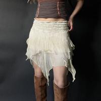 Polyester stringy selvedge Skirt irregular jacquard Solid PC
