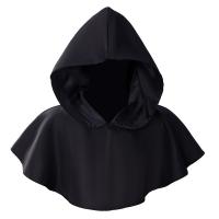 Polyester Medieval Clothing Cloak Halloween Design & unisex Solid : PC