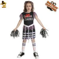 Polyester Children Halloween Cosplay Costume Halloween Design Sock & dress printed letter PC