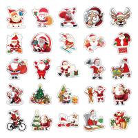 Pvc Dekorative Aufkleber, Weihnachtsmann, gemischte Farben, 100Pcs/Tasche,  Tasche