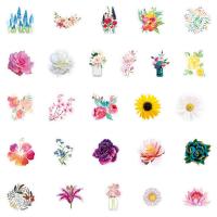 PVC Decorative Sticker for home decoration & waterproof floral mixed colors Bag