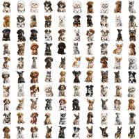 PVC Decorative Sticker for home decoration & waterproof Puppy Pattern mixed colors Bag