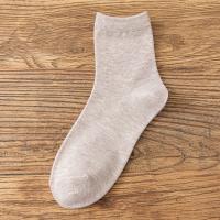 Cotton Men Knee Socks deodorant & sweat absorption & breathable Solid : PC