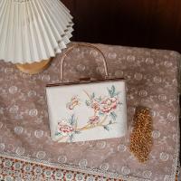 Polyester Easy Matching Handbag floral white PC
