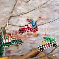 Hout Kerstboom hangende Decoratie Afgedrukt Anderen meer kleuren naar keuze stuk