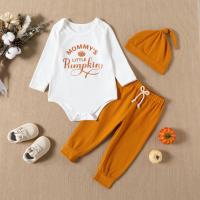 Polyester Kinderen Kleding Set Kruipend babypak & Hsa & Broek Afgedrukt Anderen meer kleuren naar keuze Instellen