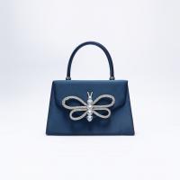 Polyester Easy Matching Handbag with chain & with rhinestone butterfly pattern PC