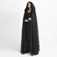 Polyester Cloak Halloween Design & loose black PC
