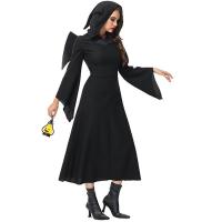 Polyester Women Halloween Cosplay Costume Halloween Design wing black PC