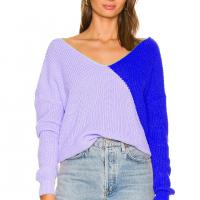 Acrylic Plus Size Women Sweater & loose knitted PC