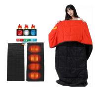 Polyester heat preservation Sleeping Bag portable & thickening & thermal & unisex Pouch Bag Solid mixed colors PC