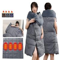 Polyamide & Polyester Soft Electric Heating Blanket thicken & thermal Solid gray PC